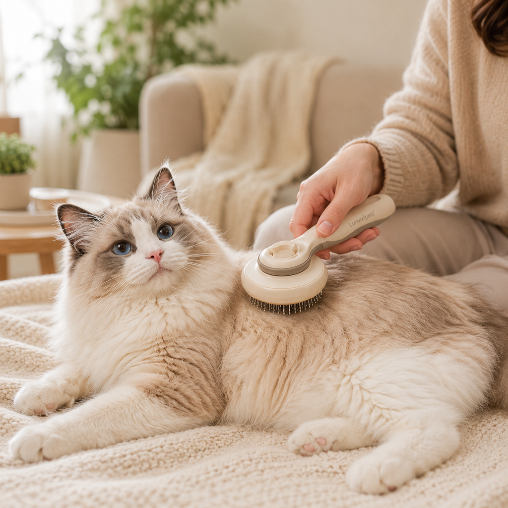 Lunvoripets™ Self-Cleaning Pet Grooming Brush