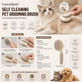 Lunvoripets™ Self-Cleaning Pet Grooming Brush