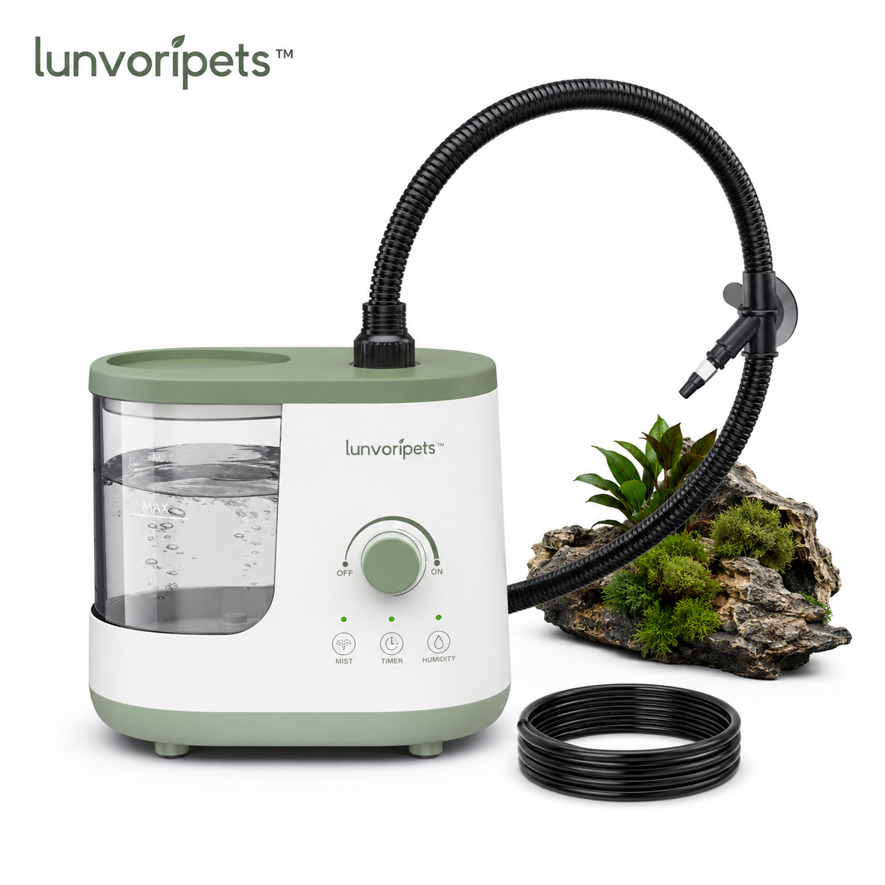 Lunvoripets™ 4L Automatic Pet Feeder with Timed Meals, Digital Control Panel & Stainless Steel Bowl