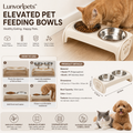 Lunvoripets™ Elevated Double Pet Feeding Bowl